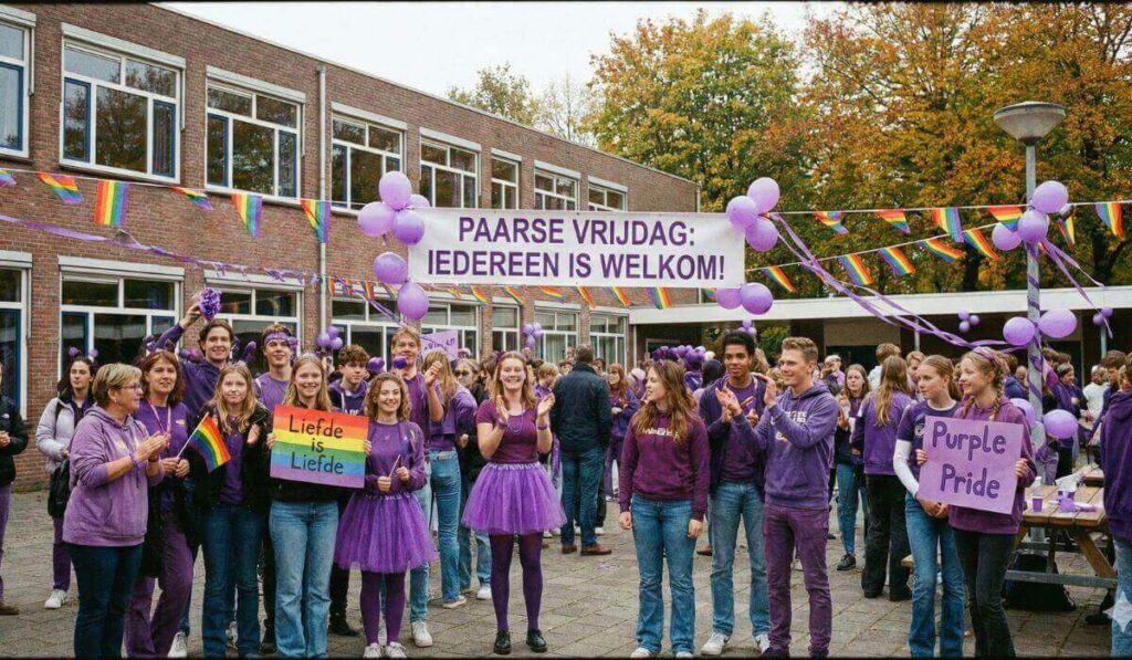 paarse vrijdag scholen